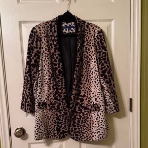 Apt. 9 Women's Leopard Print Blazer